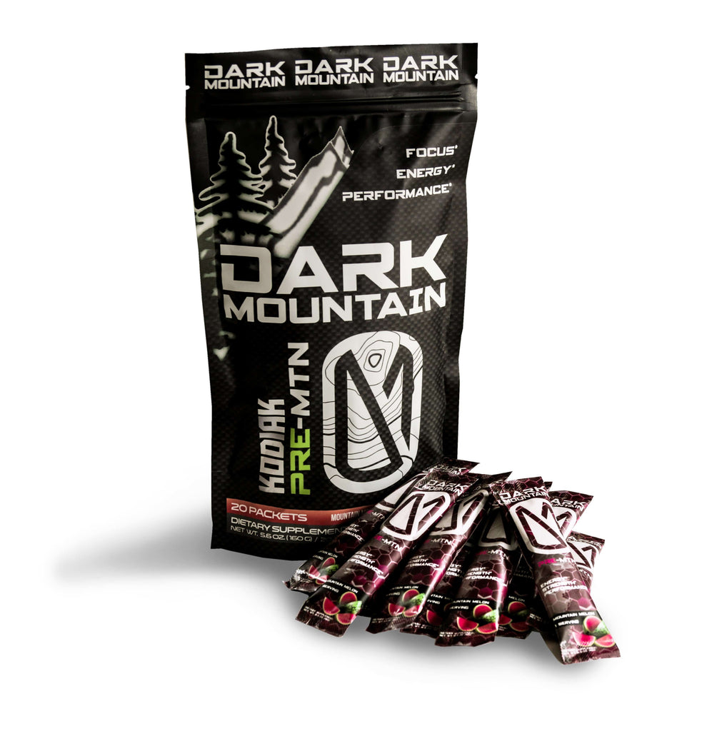20 Grab N' Go Kodiak PRE-MTN Single Packs - Dark Mountain